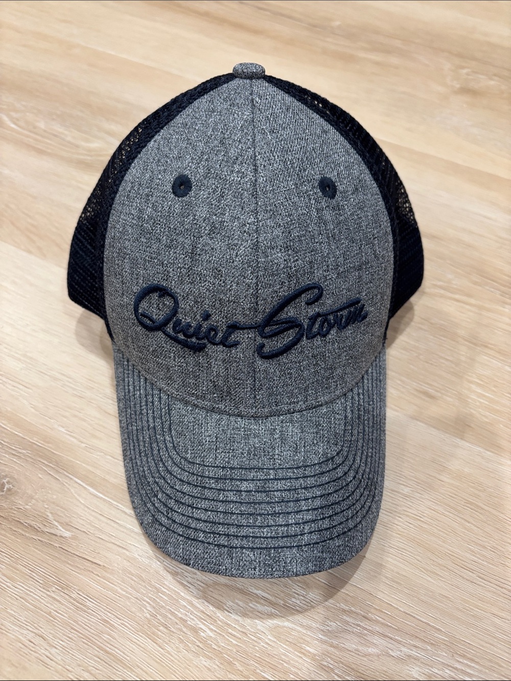 Legacy Gray and Black Mesh Trucker Hat